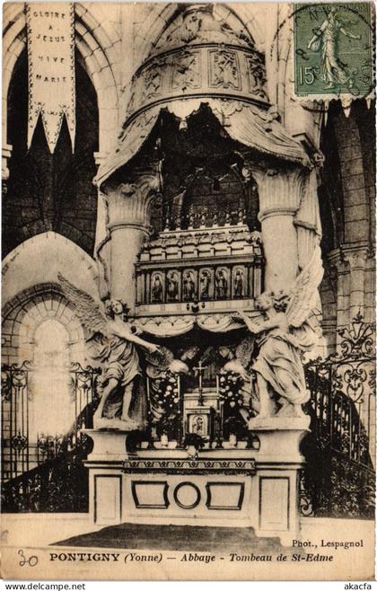 CPA Pontigny Abbaye-Tombeau de St-Edme FRANCE (1452096)