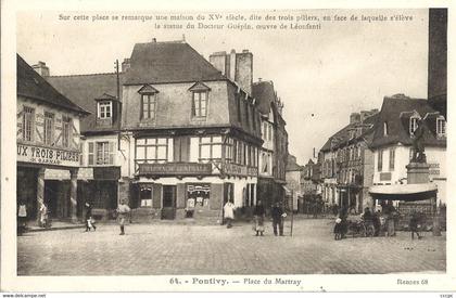 CPA Pontivy Place du Martray