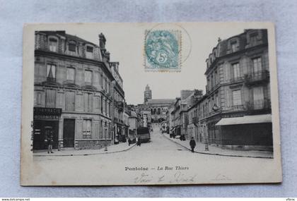 Pontoise, la rue Thiers, Val d'Oise 95