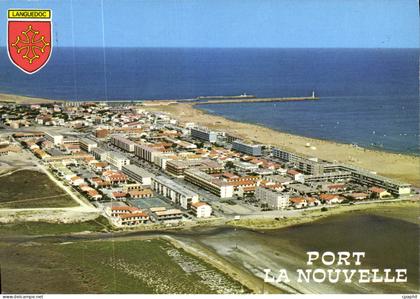 CPM Port la Nouvelle Aude vue aerienne