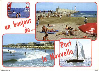 CPSM Port la Nouvelle La plage le phare