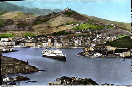 CPA Port VENDRES Depart Du Courrier