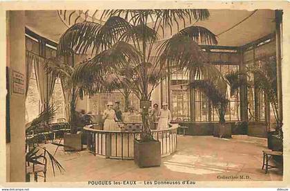 58 - Pougues les Eaux - Les Donneuses d'eau - Animée - Correspondance - CPA - Voir Scans Recto-Verso