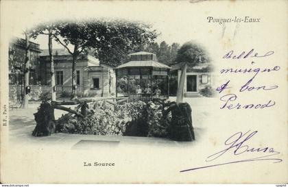 Pougues les Eaux - La Source - CPA
