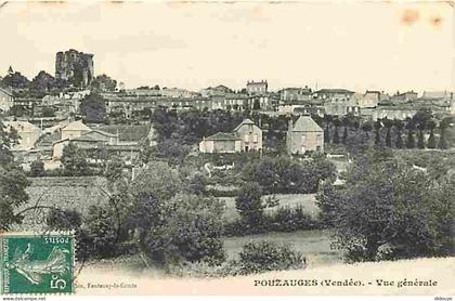 Carte Postale Ancienne - 85 - Pouzauges - Vue Générale - Voyagée en 1907 - CPA - Voir Scans Recto-Verso - Poscard - Cart