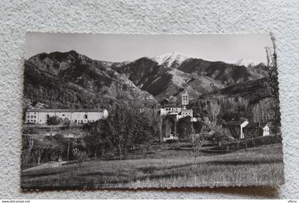 Cpsm, Prades, abbaye de saint Michel de Cuxa, au fond le Canigou, Pyrénées orientales 66