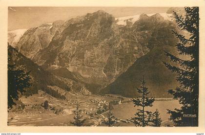 CPA Pralognan la Vanoise Savoie Vue generale des glaciers de la Vanoise
