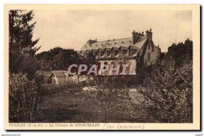 Presles CPA Chateau de Courcelles Les communs