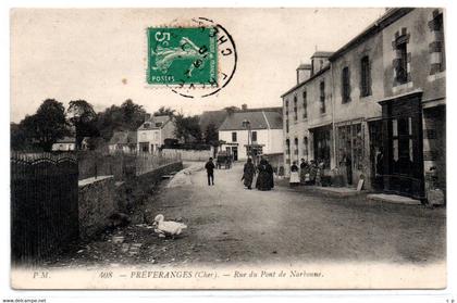 Preveranges - Rue du Pont de Narbonne   - CPA°Rn