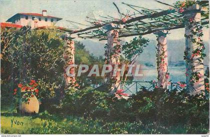 CPA La Douce France Cote d'Azur Pergola sur le Littoral