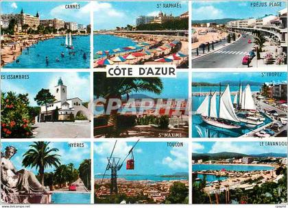 CPM Souvenir de la Cote d'Azur
