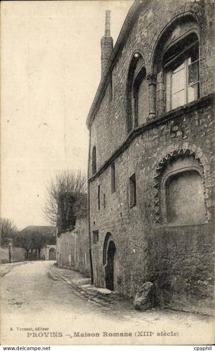 Provins CPA Maison romane (13eme)