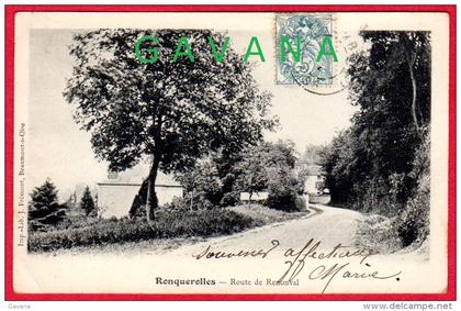 95 RONQUEROLLES - Route de Remonval