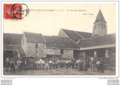 CPA 95 Puiseux Les Louvres la ferme Girard