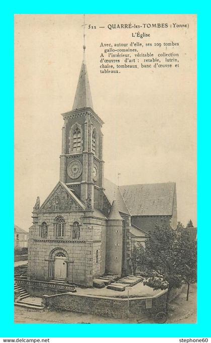 a894 / 359 89 - QUARRE LES TOMBES Eglise