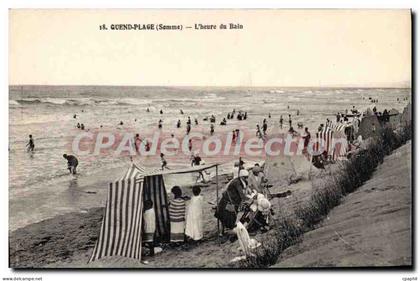 CPA Quend Plage L'Heure Du Bain