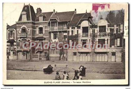 CPA Quend Plage Terrasse Maritime