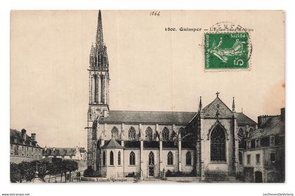 Quimper – L'Église Saint-Mathieu, CPA France