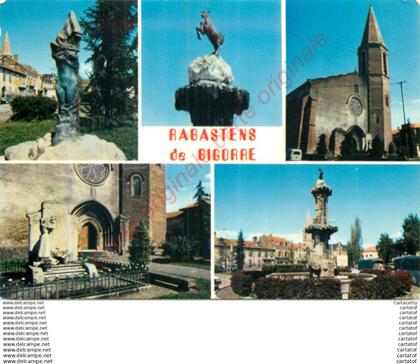 65.  RABASTENS DE BIGORRE . CP multivues .