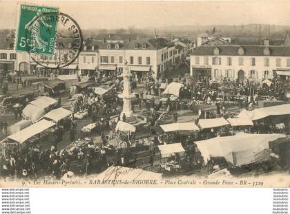 RABASTENS DE BIGORRE PLACE CENTRALE GRANDE FOIRE