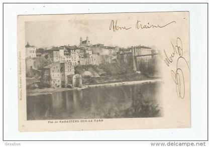 VUE DE RABASTENS SUR LE TARN 1903