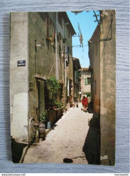 CPA le Ramatuelle (83) la rue Rompecu