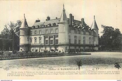 CPA Chateau de Rambouillet
