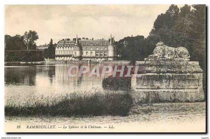 CPA Rambouillet Le Sphinx et le Chateau