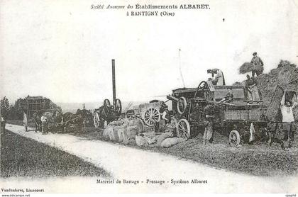 CPA Rantigny (Oise) Societe Anonyme des Etablissements Albaret Materiel de Battage Pressage