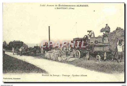 REPRO Societe Anonyme des Anciens Etablissement Albaret a Rantigny Oise Materiel de Battage Pressage