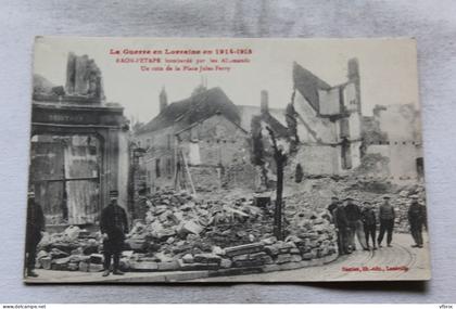 Raon l'Etape, un coin de la place Jules Ferry, Vosges 88