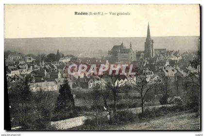 CPA Redon Vue generale