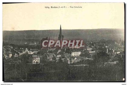 CPA Redon Vue Generale