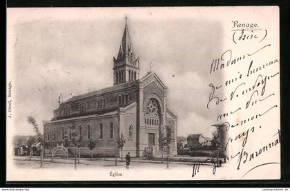 CPA Renage, L`Eglise