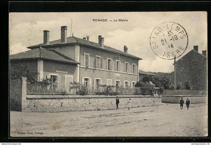 CPA Renage, La Mairie