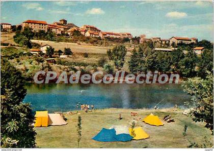 CPSM Retournac (Hte Loire) Terrain de Camping et Plage