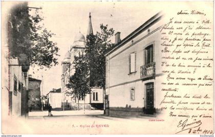 CPA  Carte Postale France Revel  Eglise 1902   VM105711