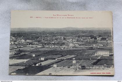 O170, Revel, vue générale et la montagne Noire dans le fond, Haute Garonne 31