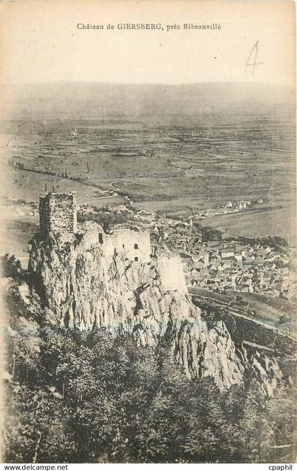 CPA Chateau de Gierserg pres Ribeauville