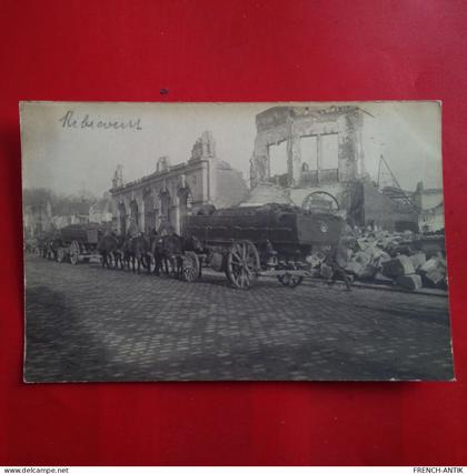 CARTE PHOTO RIBECOURT