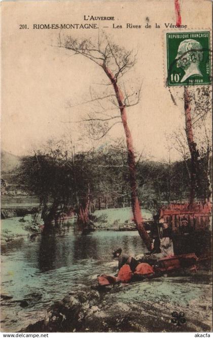 CPA RIOM RIOM-es-MONTAGNE - Les Rives de la Veronne (1253385)