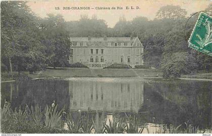 91 - Ris Orangis - Château du Ris - CPA - Oblitération de 1909 - Voir Scans Recto-Verso