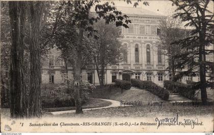 CPA Sanatorium des cheminots Ris Orangis Le batiment principal