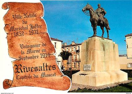 Carte Postale - 66 - Rivesaltes - Statue équestre du Maréctial Joffre - Cheval - CPM - Voir Scans Recto-Verso - Poscard