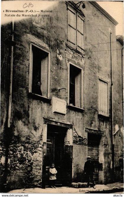 CPA RIVESALTES Maison Natale du Maréchal Joffre (680873)