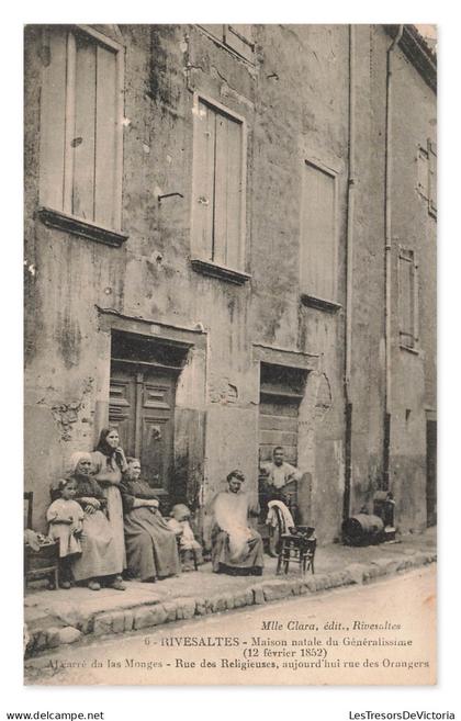 Rivesaltes – Maison natale du Généralissime, rue des Orangers – France