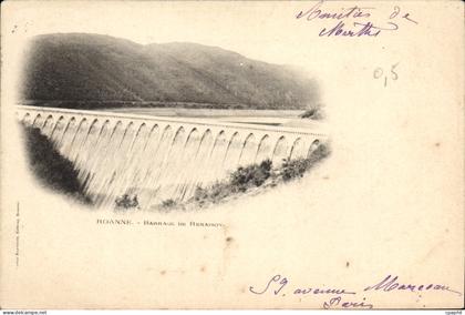 CPA Roanne Barrage de Renaison