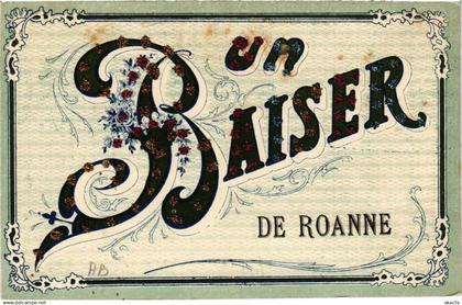 CPA ROANNE Un Baiser de ROANNE (338907)