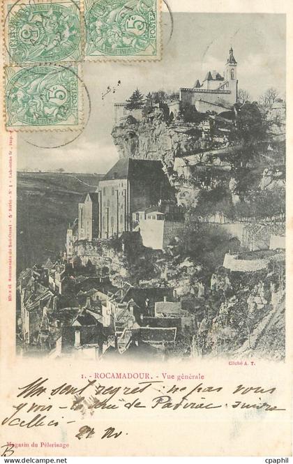CPA Rocamadour Vue generale