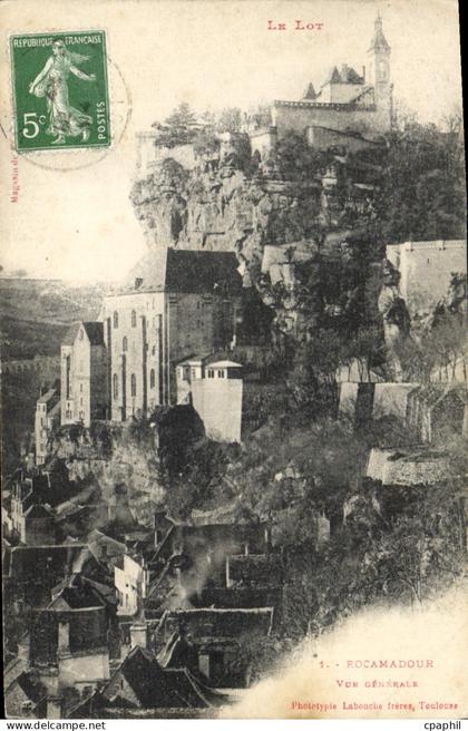 CPA Rocamadour Vue Generale